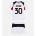 AC Milan Ardon Jashari #30 Bortedraktsett Barn 2025-26 Korte ermer (+ Korte bukser)